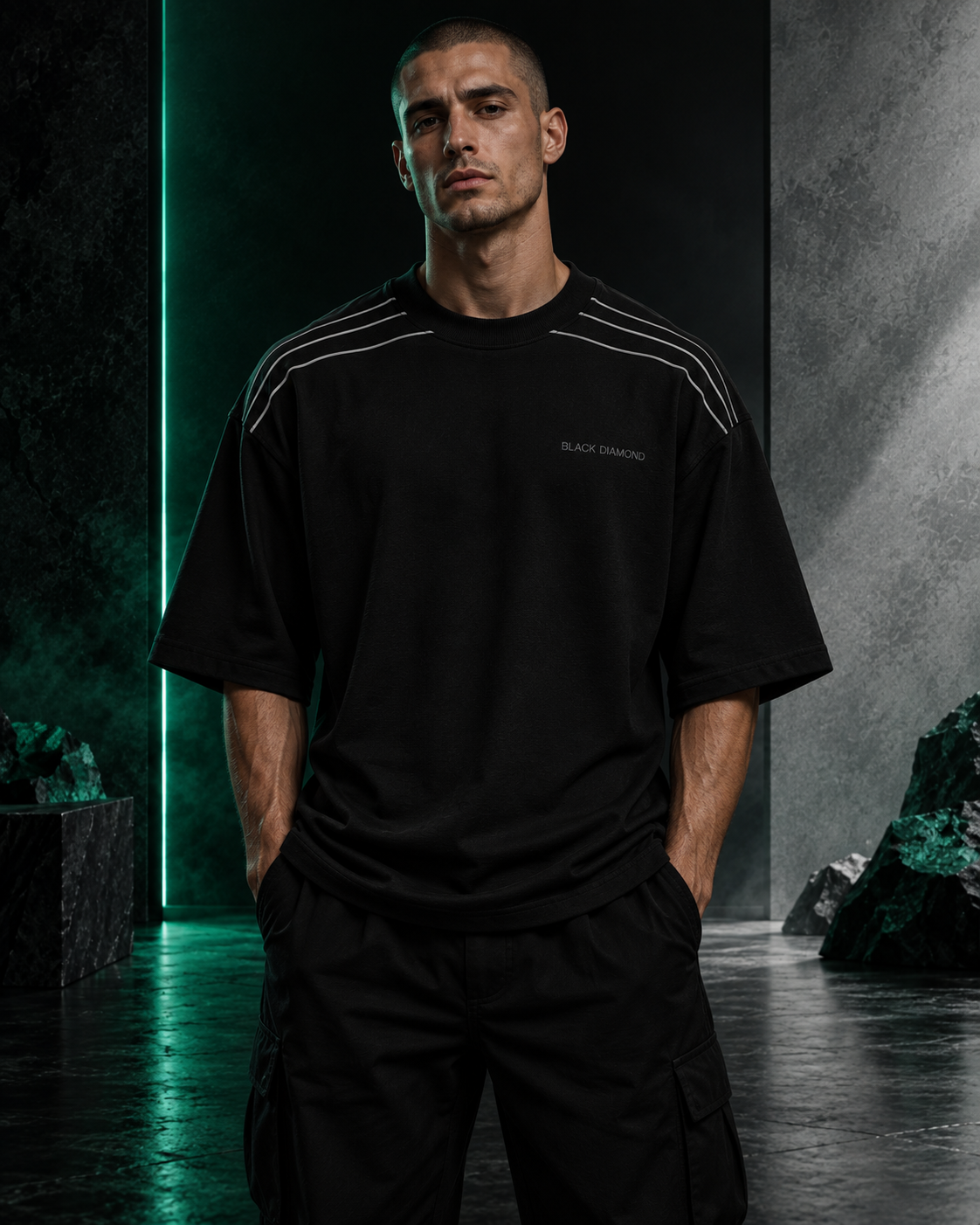 Triple Line Tee